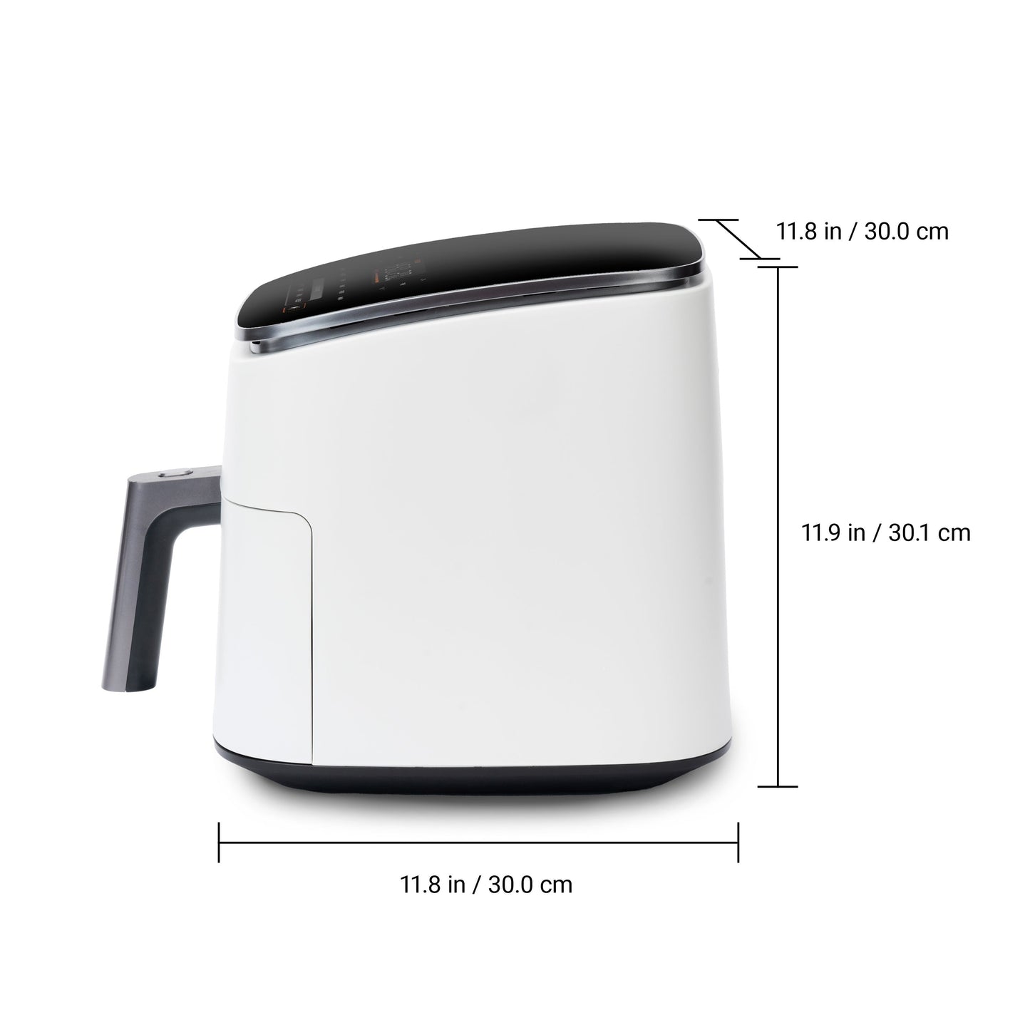 TurboBlazeTM 6.0-Quart Smart Air Fryer - Cream