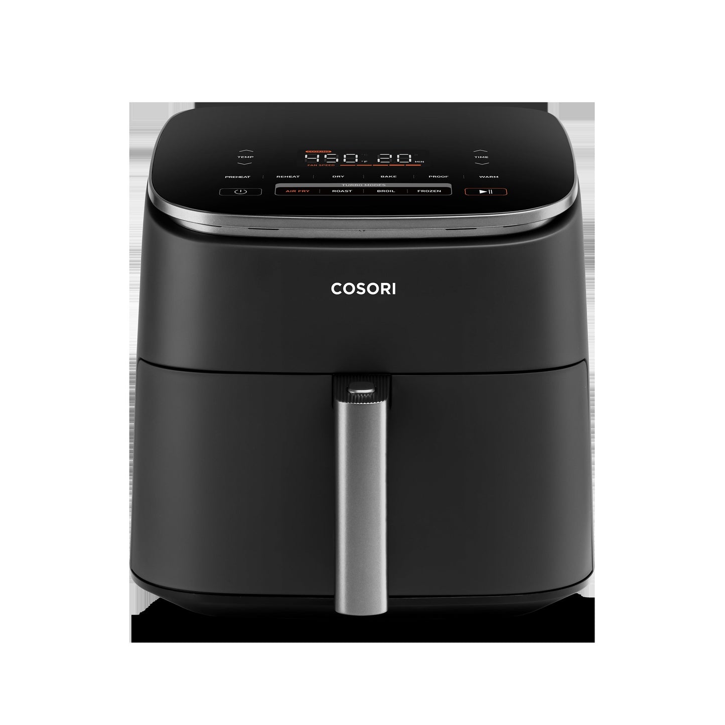 TurboBlazeTM 6.0-Quart Air Fryer - Dark Gray