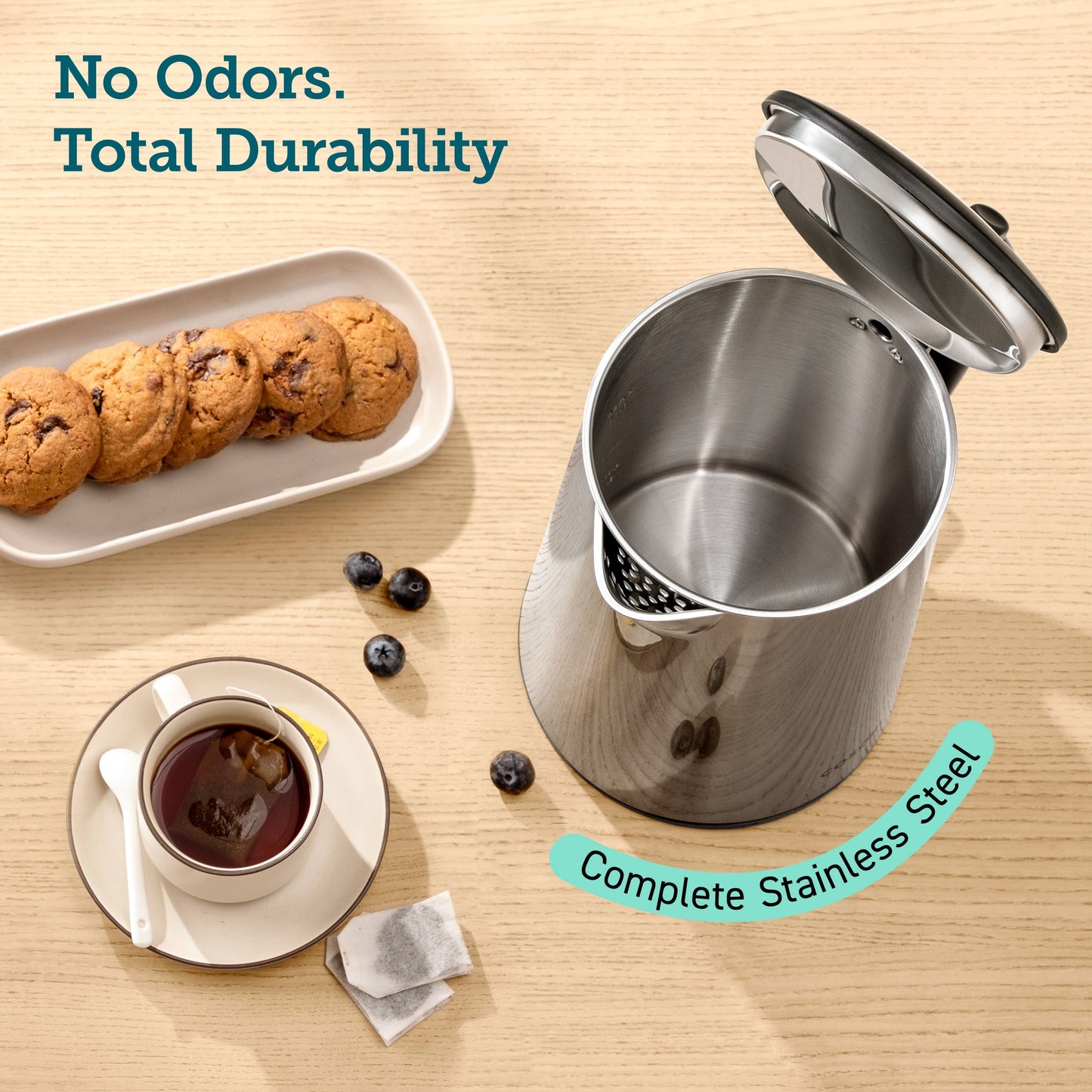Cosori 1.5L Double Wall Stainless Steel Electric Kettle