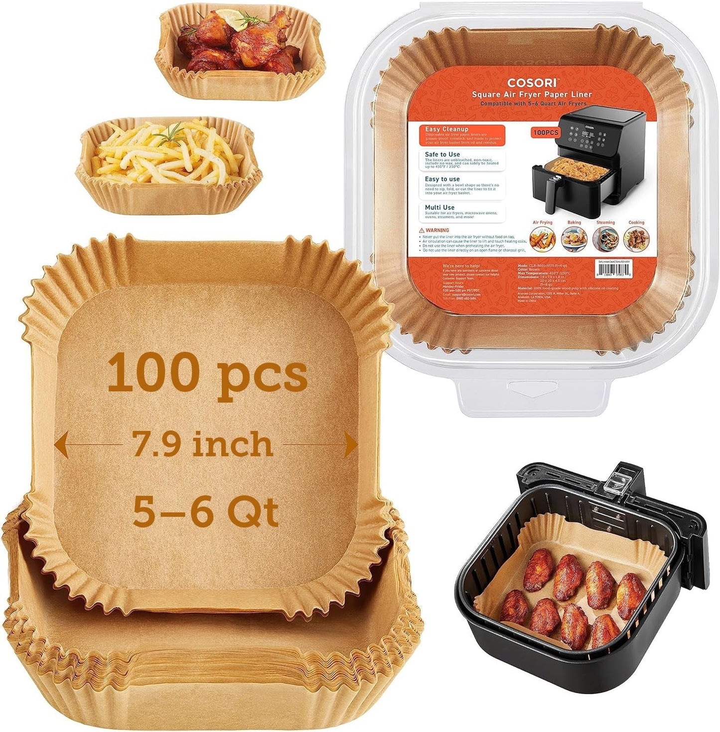 Cosori Air Fryer Liners