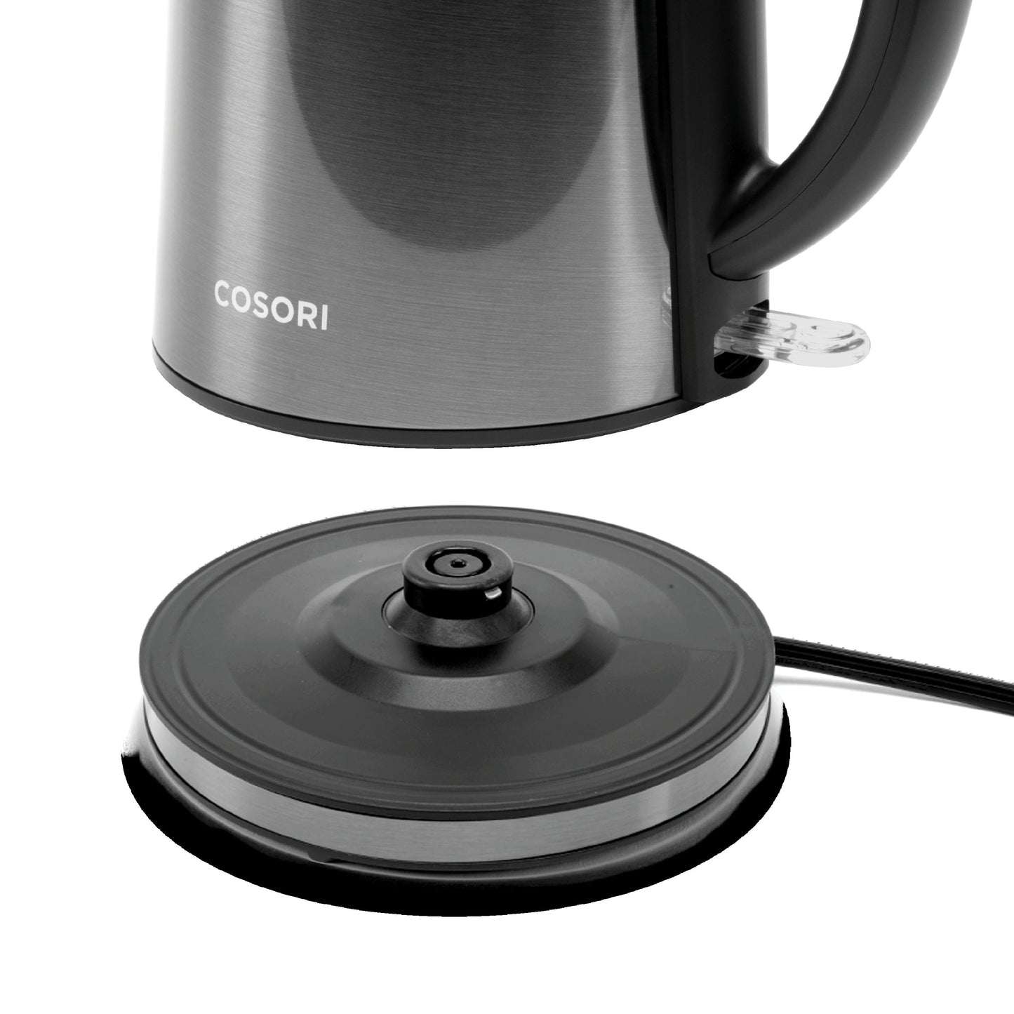 Double-Wall Stainless Steel Electric Kettle