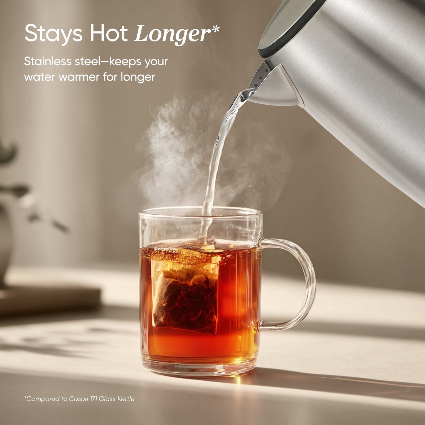 Cosori 1.7L Stainless Steel Electric Kettle SE152